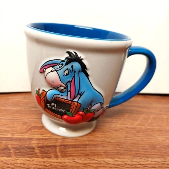 Vintage 2001 Disney Embossed Eeyore Mug - Picture 1 of 9